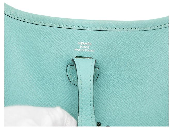 Hermès Blue Epsom Evelyne I TPM Blu chiaro - vista 6