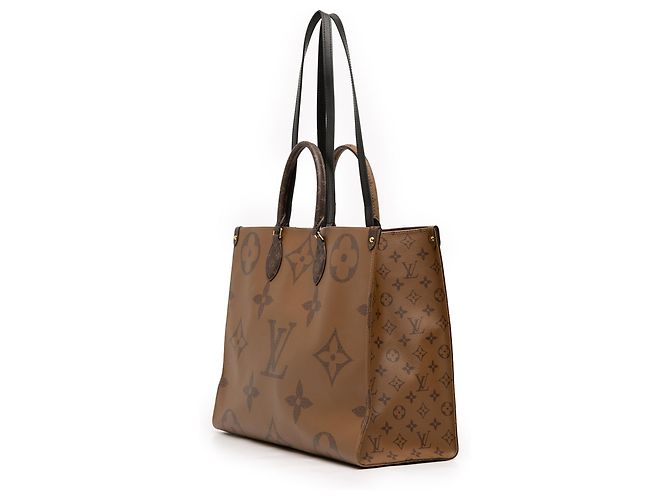 Louis Vuitton Marrone Monogram Reverse Giant OnTheGo GM - vista 2