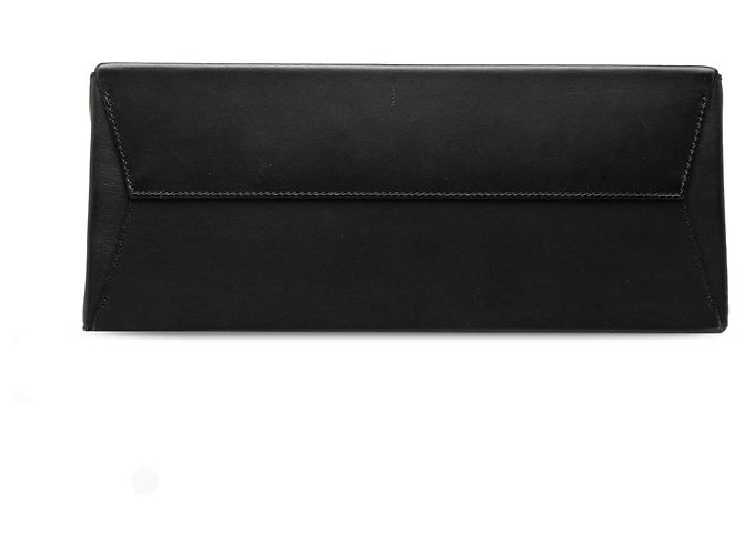 Borsa Fendi Black Medium Leather Pack Shopping Satchel Nero - vista 3