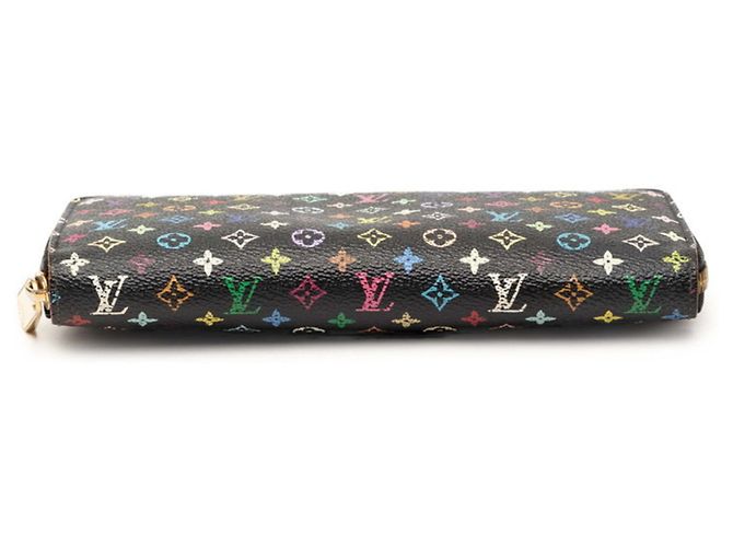 Louis Vuitton Monogram Multicolor Zippy Wallet Schwarz Mehrfarben - Ansicht 3
