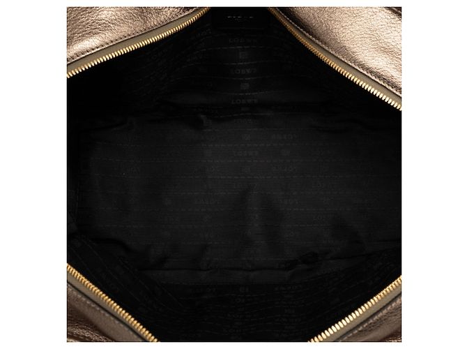Borsa Loewe Anagram Amazona 36 D'oro - vista 4
