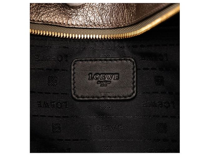 Borsa Loewe Anagram Amazona 36 D'oro - vista 5