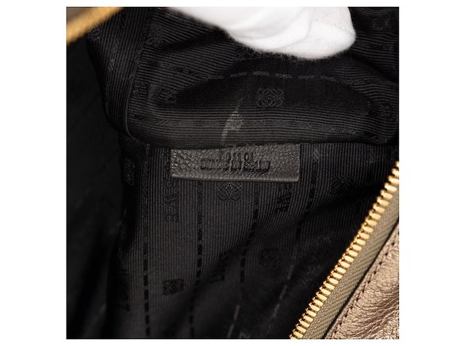 Borsa Loewe Anagram Amazona 36 D'oro - vista 6