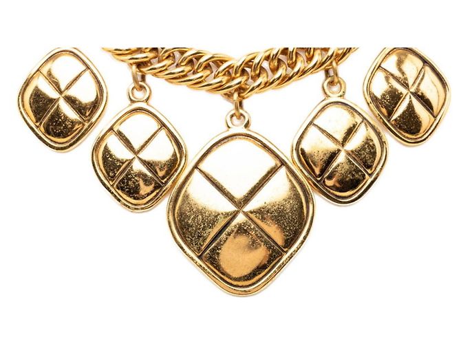 Collana Chanel Matelassé Vintage D'oro - vista 2