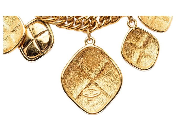 Collana Chanel Matelassé Vintage D'oro - vista 3