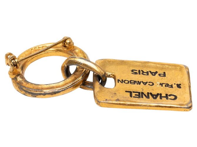 Spilla Chanel 31 RUE CAMBON Vintage placcata oro D'oro - vista 3