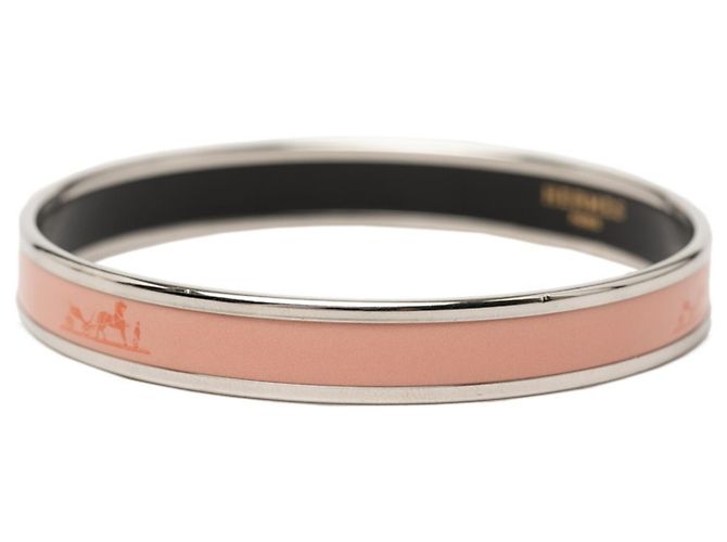 Hermès Bracciale Hermes Email PM Cloisonné Enamel Caleche Rosa - vista 2