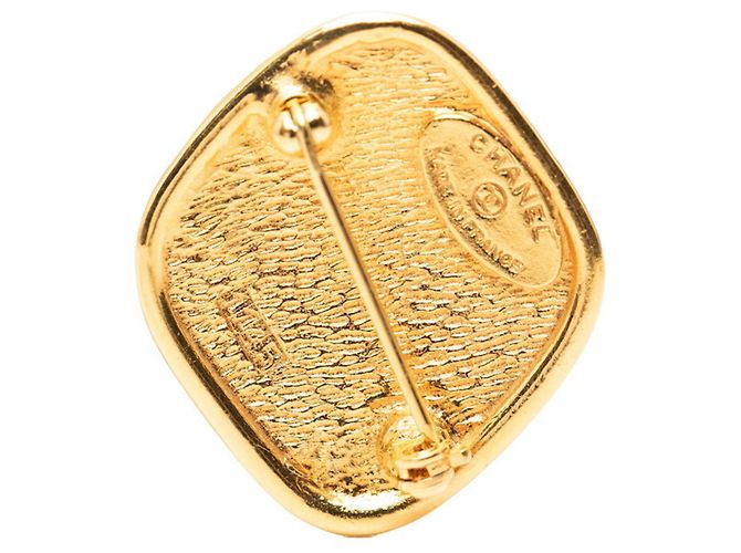 Chanel Coco Mark 31 RUE CAMBON Vergoldete Brosche Golden - Ansicht 2