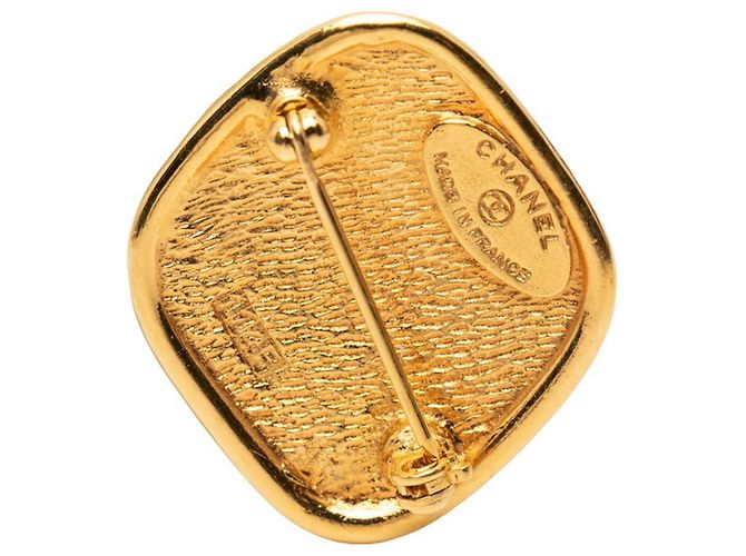 Chanel Coco Mark 31 RUE CAMBON Vergoldete Brosche Golden - Ansicht 3