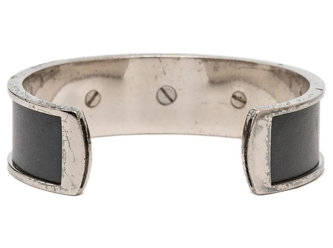 Bracciale Kelly di Hermès in Silver Gray Metallico - vista 3