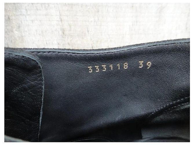 Balenciaga Botines de Ante Negro con Tacón de Cuña - vista 8