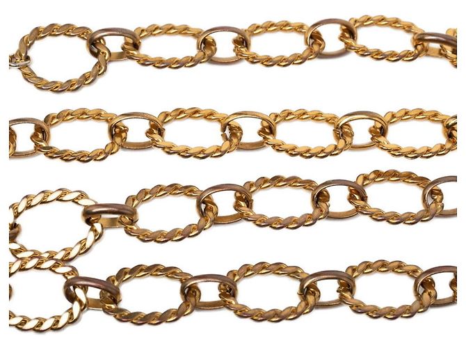 Chanel Vintage Gold Plated Chain Belt Golden - Ansicht 3