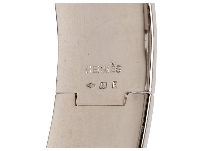 Hermès Hermes Clic Clac H GM Armband Silber Rot - Ansicht 5