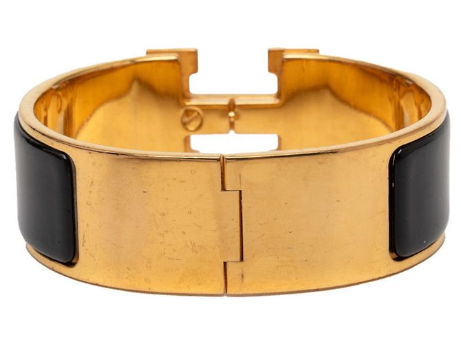 Hermès Bracciale Hermes Clic Clac H GM Nero D'oro - vista 3