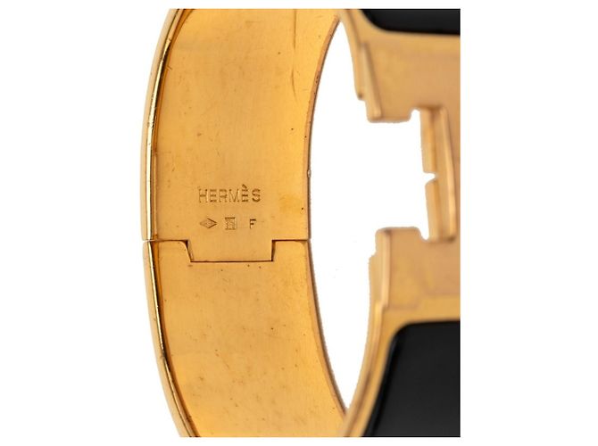 Hermès Bracciale Hermes Clic Clac H GM Nero D'oro - vista 5