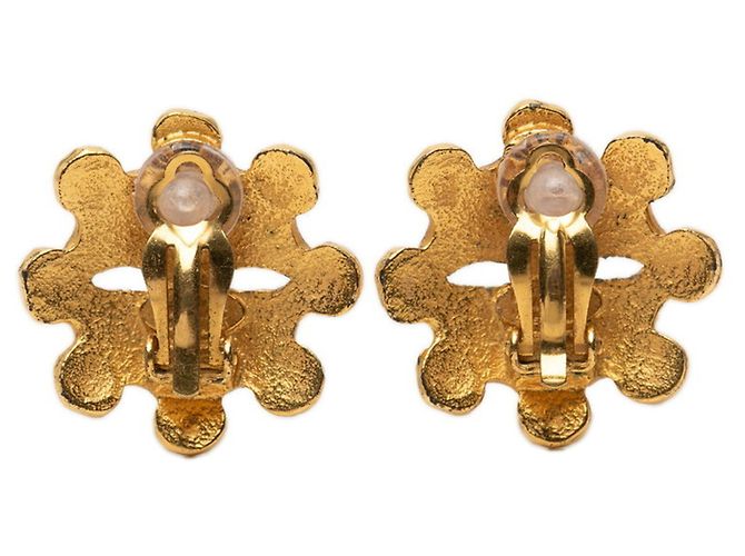 Chanel Coco Mark Clip-Ohrringe Golden - Ansicht 2