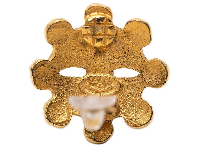Chanel Coco Mark Clip-Ohrringe Golden - Ansicht 3