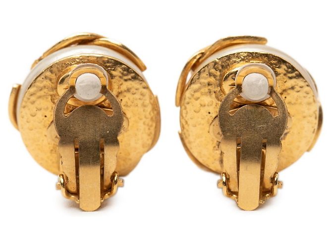 Chanel Coco Mark Triple Ohrringe Golden - Ansicht 2