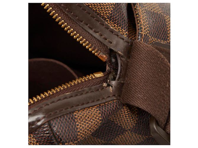Borsa a tracolla Louis Vuitton Damier Trotta Beaucoup Marrone - vista 10