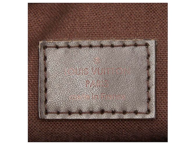 Borsa a tracolla Louis Vuitton Damier Trotta Beaucoup Marrone - vista 11