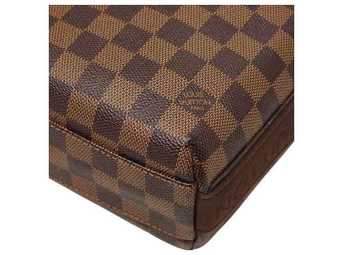 Borsa a tracolla Louis Vuitton Damier Trotta Beaucoup Marrone - vista 6