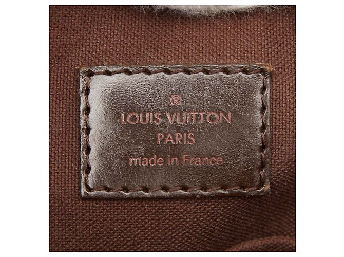 Borsa a tracolla Louis Vuitton Damier Brooklyn PM Marrone - vista 15