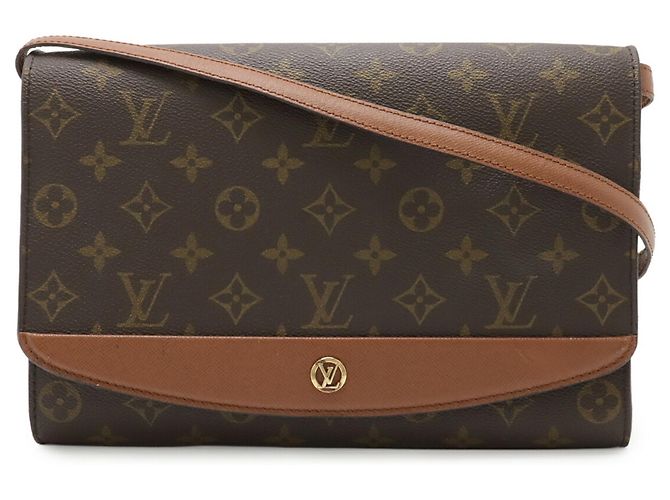 Borsa a Spalla e Clutch Louis Vuitton Monogram Bordeaux Marrone Bordò Monogramma - vista 2
