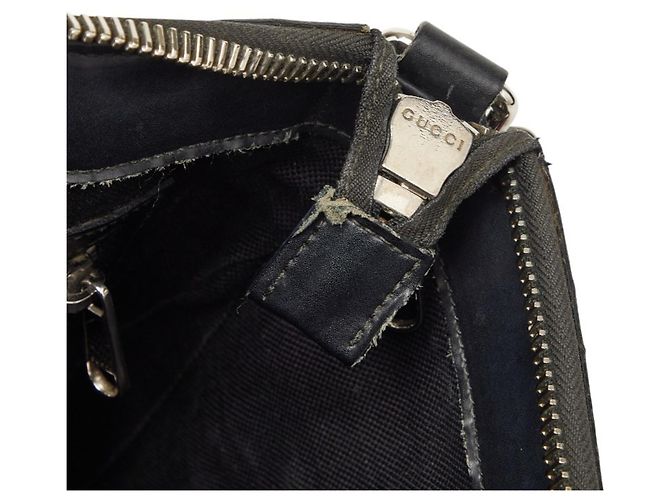 Borsa a tracolla GG Supreme Gucci Nero - vista 10
