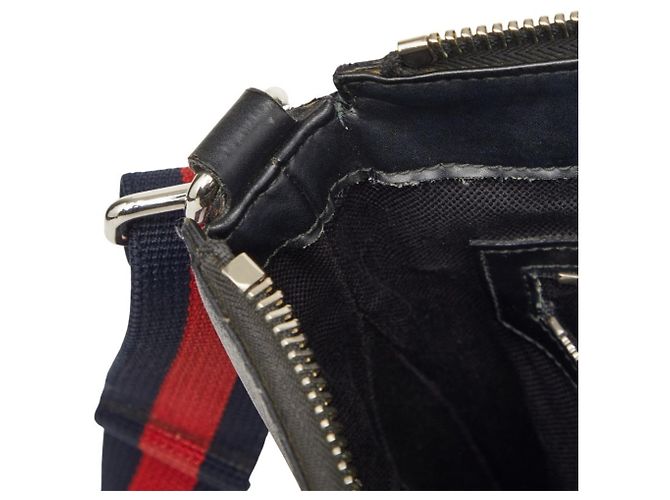 Borsa a tracolla GG Supreme Gucci Nero - vista 11