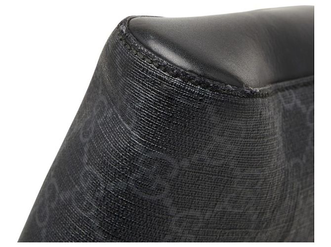 Borsa a tracolla GG Supreme Gucci Nero - vista 5