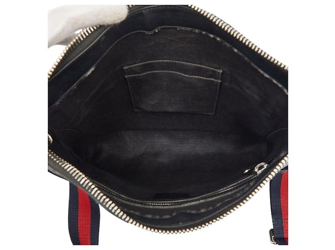 Borsa a tracolla GG Supreme Gucci Nero - vista 8