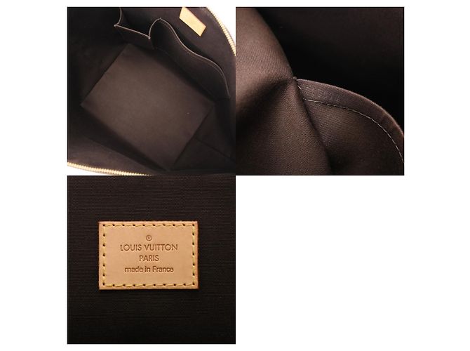 Borsa Tote Louis Vuitton Monogram Vernis Bellevue GM Bordò - vista 11