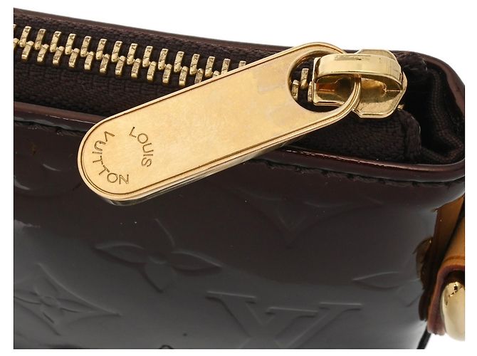 Borsa Tote Louis Vuitton Monogram Vernis Bellevue GM Bordò - vista 8
