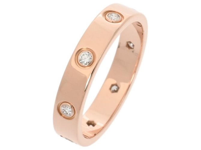 Anello Mini Love di Cartier in oro rosa 18K - vista 2