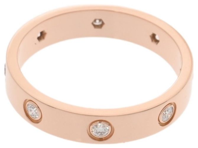 Anello Mini Love di Cartier in oro rosa 18K - vista 4