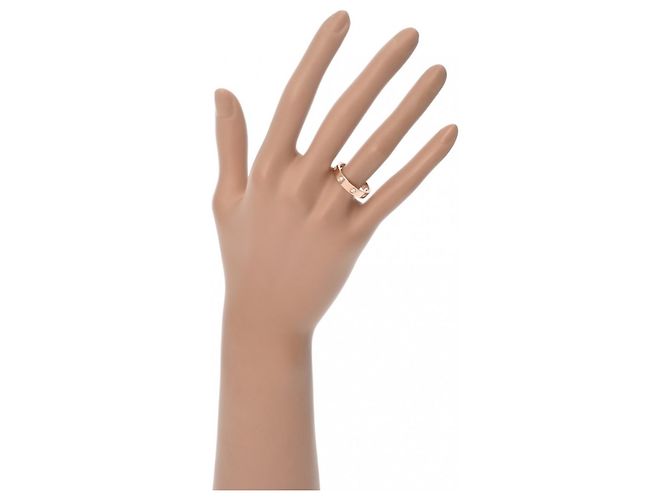 Anello Mini Love di Cartier in oro rosa 18K - vista 6