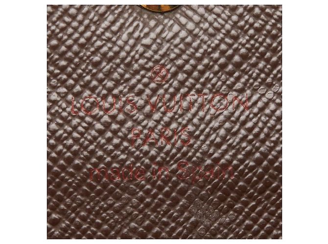 Louis Vuitton Damier Portefeuille Sarah Long Wallet Marrone - vista 8