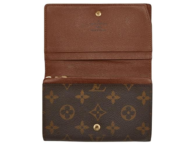 Louis Vuitton Monogram Bi-fold Wallet Braun - Ansicht 6