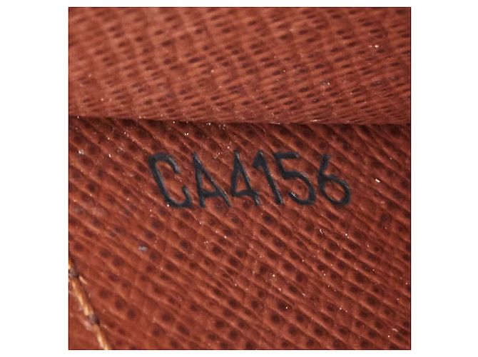 Louis Vuitton Monogram Porte Cartes Simple Tarjetero Castaño - vista 8