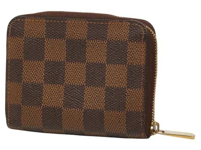 Portafoglio Zippy Damier Louis Vuitton Marrone - vista 2