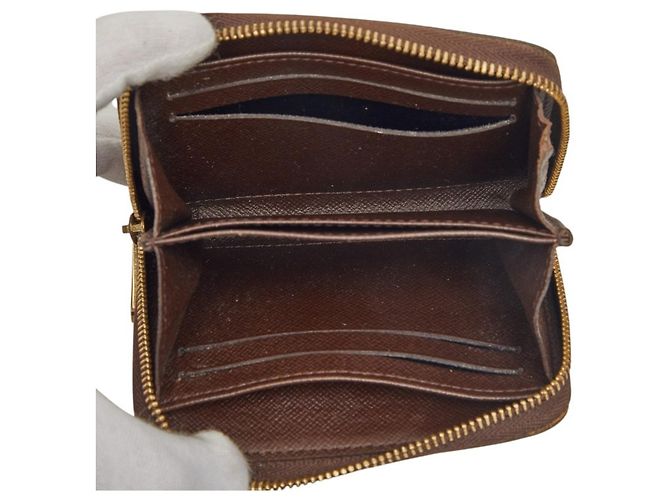 Portafoglio Zippy Damier Louis Vuitton Marrone - vista 6