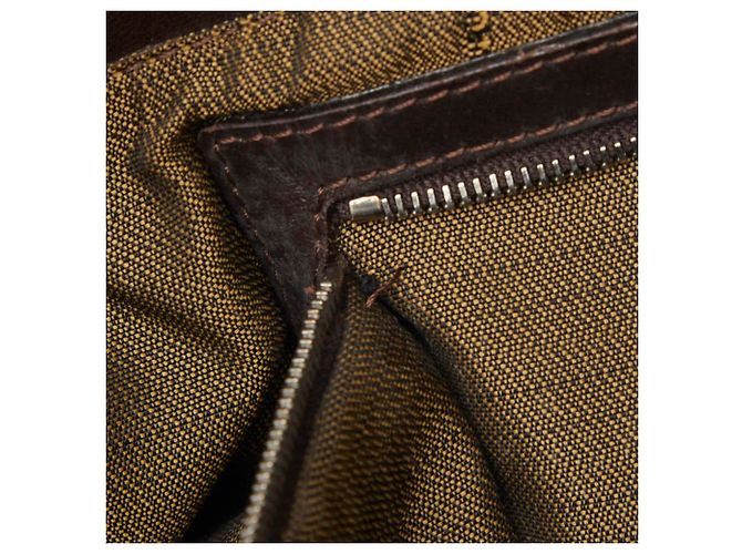 Borsa a tracolla Fendi Zucca Castaño - vista 10