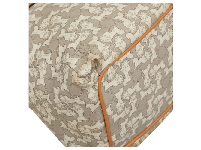 16 Céline Bolsa Celine Cinza e Branco Marrom - vista 4