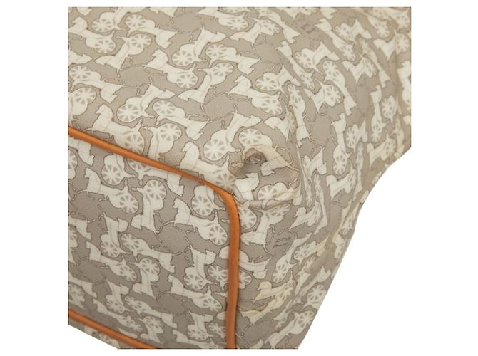 16 Céline Bolsa Celine Cinza e Branco Marrom - vista 5