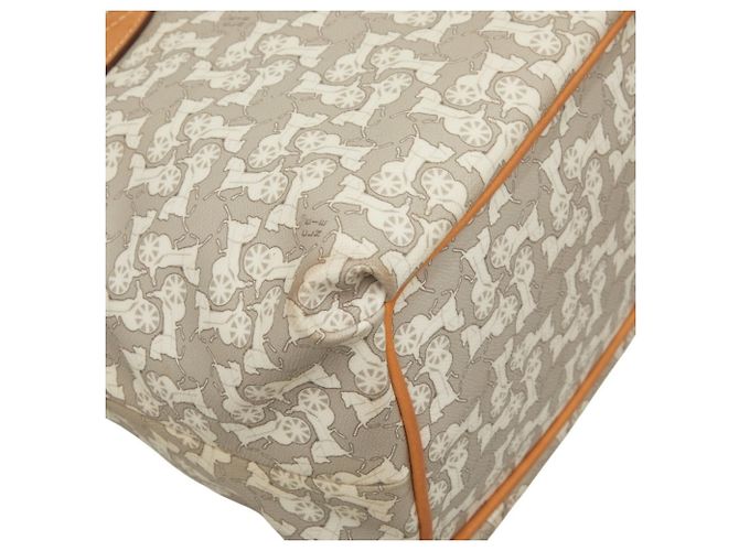 16 Céline Bolsa Celine Cinza e Branco Marrom - vista 6