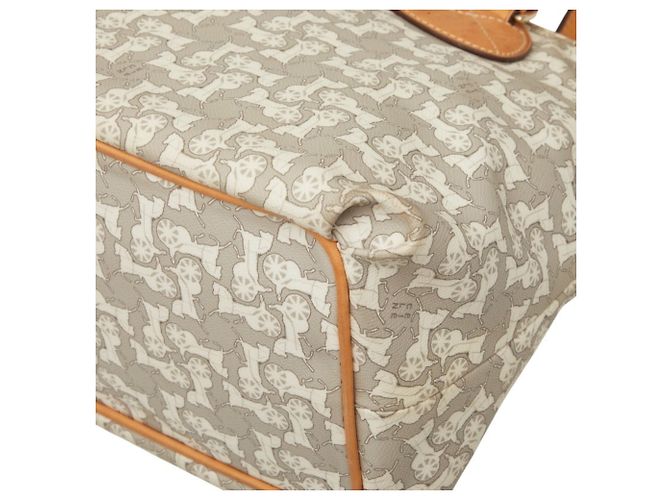 16 Céline Bolsa Celine Cinza e Branco Marrom - vista 7