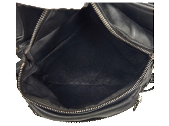 Borsa a tracolla Intrecciato Bottega Veneta in pelle nera Nero - vista 10