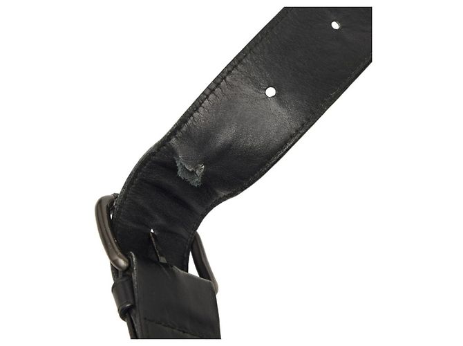 Borsa a tracolla Intrecciato Bottega Veneta in pelle nera Nero - vista 9