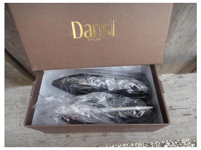 Autre Marque Mocassini in Camoscio Dansi con Fibbia Rossa, 36 Nero - vista 4