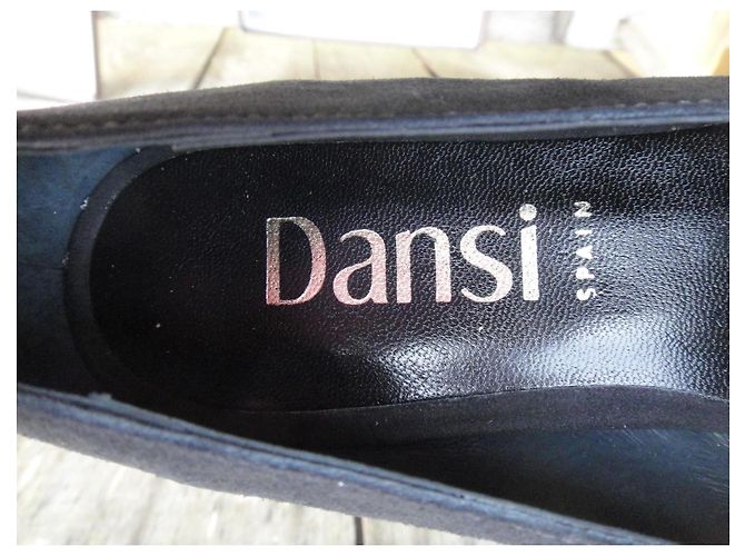 Autre Marque Mocassini in Camoscio Dansi con Fibbia Rossa, 36 Nero - vista 9